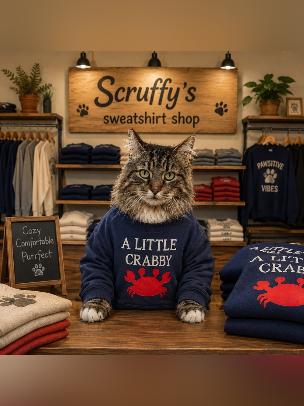 A Little Crabby Sweatshirt